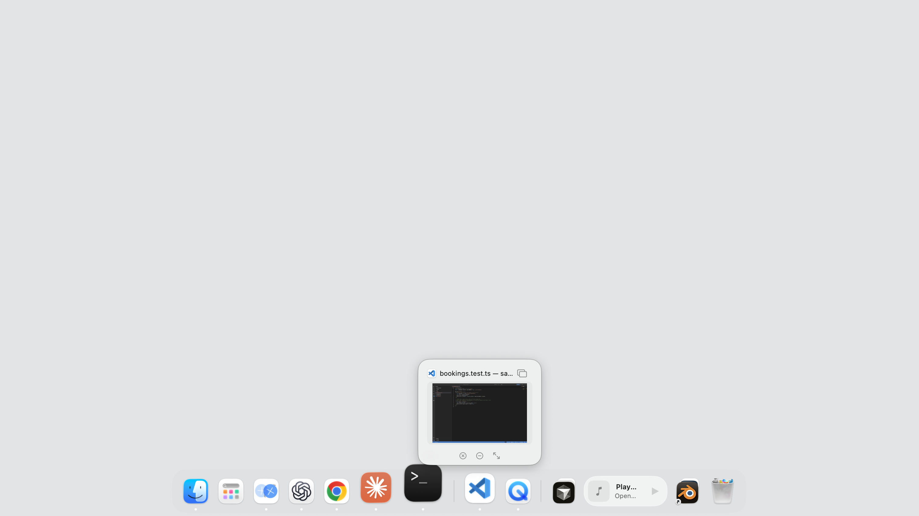 Fluid Dock with a live window preview